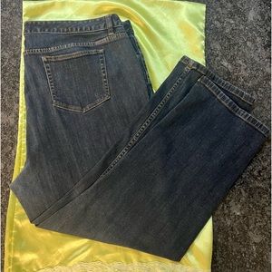 Liz Claiborne Blue Jeans. Size unknown; best guess is 22W. See measurements.